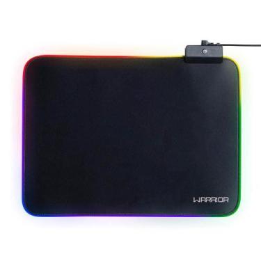 Imagem de Mousepad Gamer Multi Cronos, RGB, 360x260mm, USB, Flexivel, Base Embor