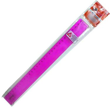 Imagem de Régua plástica 30CM - premium - Acrinil, Lilas