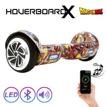 Imagem de Hoverboard Bluetooth 6,5 Dragon Ball Z VR HoverboardX com Le