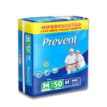 Imagem de Fralda Adulto Prevent Care M com 50 unidades
