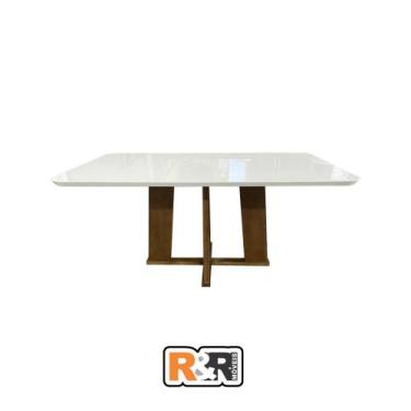 Imagem de Mesa 1,60m L x 0,90m P - Base em Jequitibá maciça - R&R Móveis