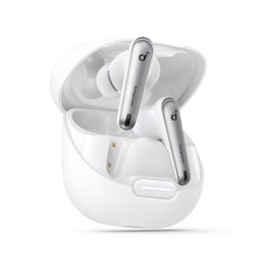 Imagem de soundcore Liberty 4 NC da Anker, Fone de Ouvido Bluetooth Sem Fio, Redução de Ruído de 98,5%, Cancelamento Adaptativo para Ouvidos e Ambiente, Áudio Hi-Res, 50H de Bateria, Carregamento Sem Fio
