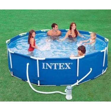 Imagem de Piscina de Armação Metal Galvanizado Redonda 4.485L com Bomba Filtrant