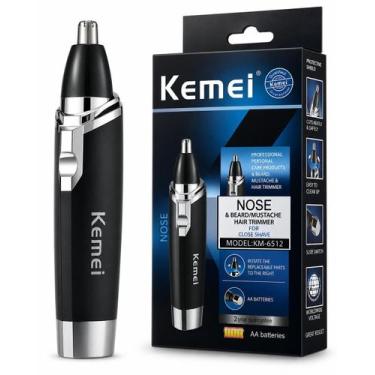 Imagem de Aparador de Pelos Kemei KM6512 Original Profissional para Nariz, Orelh