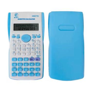 Imagem de Calculadora Cientifica 240 Funções Escolar 12 Digitos Azul - Hxt