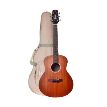 Imagem de Violão eletroacústico seizi suprememini ryu mahogany satin com bag