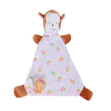 Imagem de Naninha Cheirinho De Bichinho Com Guizo Porta Chupeta - Happy Baby, Ma