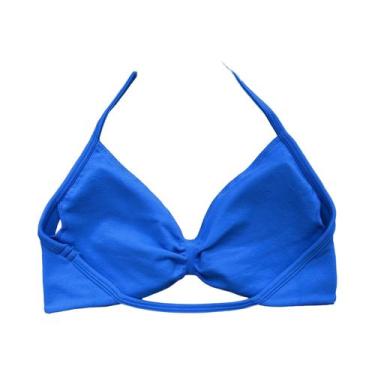 Imagem de Top Esportivo Feminino Acolchoado Com Costas Abertas, Tipo Halter, Par