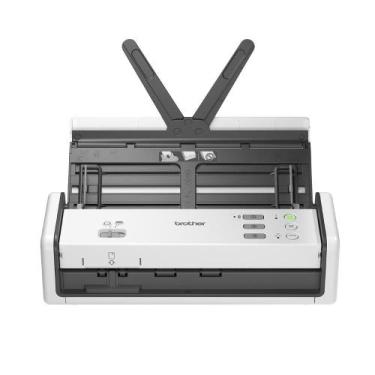 Imagem de Scanner Brother ADS-1350W Portátil Wi-Fi, Branco, Bivolt