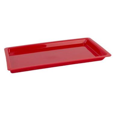 Imagem de Bandeja Plástica para Esterilização Em Autoclave Grande Vermelha OGP