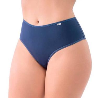 Imagem de Kit Calcinha Del Rio Feminina Microfibra 2 Peças Cós Largo - Delrio, A