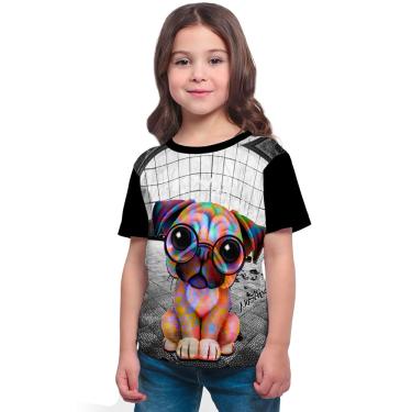 Imagem de Camiseta Ramavi Dog Infantil Preto 8