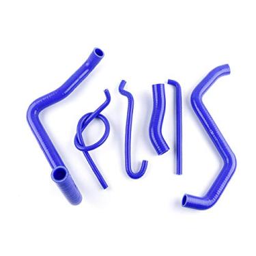 Imagem de LUXERAD Kit de mangueira de radiador de desempenho de 3 camadas 4,5 mm para SUZUKI GSX 1300 R HAYABUSA 2008-2018 (azul)
