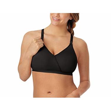 Imagem de PLAYTEX Sutiã feminino sem aro para maternidade e amamentação Us4958, Preto, PP