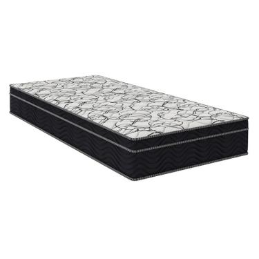 Imagem de Colchão Solteiro King Airtech D45 Ortopillow (28X108X198) Preto e Branco
