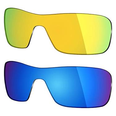 Imagem de 2 pares de lentes polarizadas de substituição da Mryok para óculos de sol Oakley Turbine Rotor – Opções