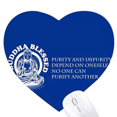 Imagem de Mouse pad Clean Decisions Affect Themselves coração tapete de borracha para escritório