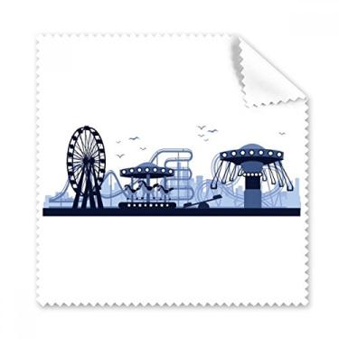 Imagem de Pano de limpeza de óculos de limpeza azul parque de diversões, 5 peças