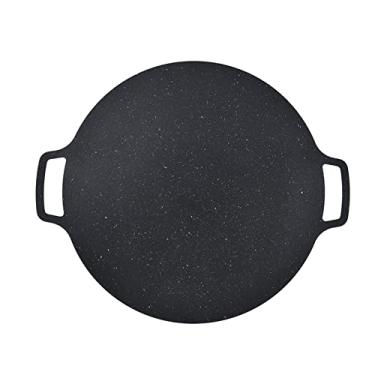 Imagem de Grelha ao ar livre Fogão de fundição de ferro multifuncional Grelha de mesa multifuncional para viagem ao ar livre Piquenique Camping Grill Pan Grill Pans Para Fogão(41cm)