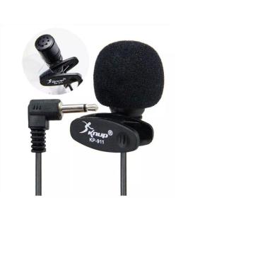 Imagem de Microfone De Lapela 3.5mm Stereo P2 Knup Kp-911