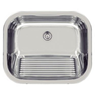 Imagem de Tanque de Encaixe Inox 50x40 27L Acetinado Tramontina 94400107