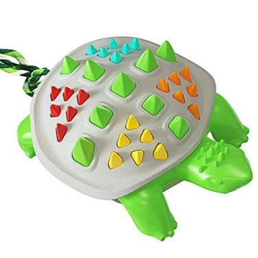 Imagem de KINGREE Brinquedos para mastigar cães, limpeza de dentes de cães cuidados dentários borracha natural resistente durável