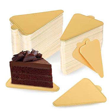 Imagem de Base redonda para bolo, base quadrada para bolo, mini tábua de bolo, Triangle Cardboard Cake Base, Mini Cake Board, 100