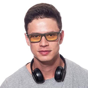 Imagem de Titan Sports Bravo-C-A Óculos Gamer Titans Bravo Cinza - Lentes Blue Protection Amarela