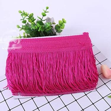 Imagem de 1 peça 15 cm de largura de poliéster borla densa franja aparar rendas saia de dança de palco latino vestuário acessórios diy, 22