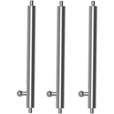 Imagem de Pinos de liberação rápida de 22 mm, barras de mola de aço inoxidável para Samsung Galaxy Watch 46 mm/Galaxy Watch 3 de 45 mm, Garmin Vivoactive 4 de 45 mm, fóssil Gen 5 Carlyle hr/Garrett, diâmetro de 1,8 mm - pacote com 3, Aço inoxidável