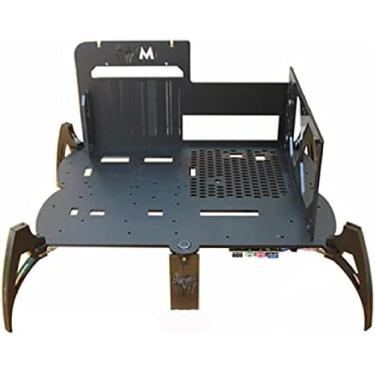 Imagem de Case De Computador ITX De Quadro Aberto DIY, Gabinete De Suporte De Gabinete De Ar Aberto De Computador ITX Quadro De Acrílico Grosso, Estojo De Computador De PC De Placa-mãe Mini ITX Para ITX/MAT