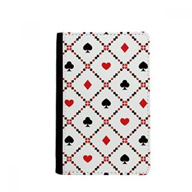 Imagem de Cartas de Baralho Utensílios de Jogo Padrão Suporte de Passaporte Notecase Burse Capa Carteira Bolsa de Cartão, Multicolor