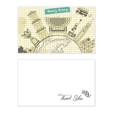 Imagem de Cartão de agradecimento Hong Kong Traditional Place China Cartão de aniversário saudação de casamento