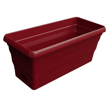 Imagem de Jardineira Porto 40 Cm C/Res Vermelho Escuro