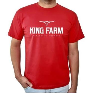 Imagem de Camiseta Masculina Country Texas Farm Unissex Algodão - Jk