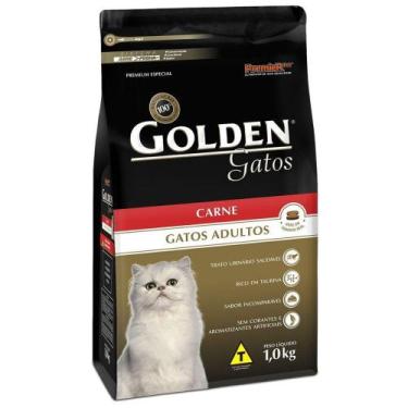 Imagem de Ração Golden Para Gatos Adultos Sabor Carne
