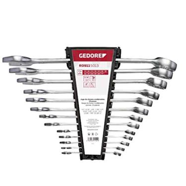 Imagem de Jogo De Chave Combinada 1/4" A 1" 13 PCS - 3301042 - GEDORE RED