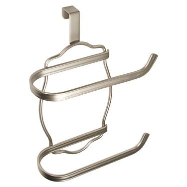 Imagem de iDesign Dispensador de papel higiênico York Lyra Steel – 18 x 10 x 24 cm, cetim