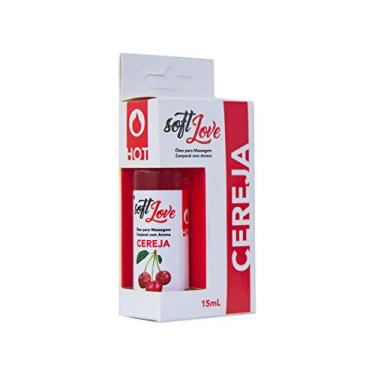 Imagem de Óleo Para Massagem Corporal com Aroma Cereja Hot 15Ml, Soft Love