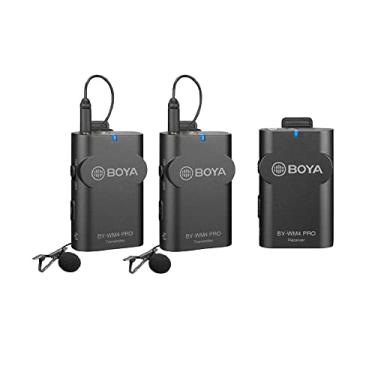 Imagem de QCYDOBRASIL Sistema de Microfone Lapela By-wm4 Pro K2 Profissional Gravação de Ideal para Cinegrafistas e Criadores de Conteúdo Digital Câmera mirrorless Dslr/no Brasil