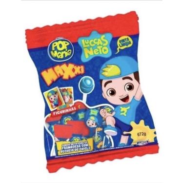 Imagem de Pirulito Luccas Neto Pop Mania Maxxi 672g