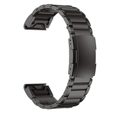 Imagem de EPANO 22 26mm Quick Fit Titanium Alloy Smart Watchband Para Garmin Fenix 7X 7/6 6X Pro 5 5X Plus Delta Straps MARQ/Enduro Pulseira de cinto (Cor: A, Tamanho: 26mm Fenix 7X)