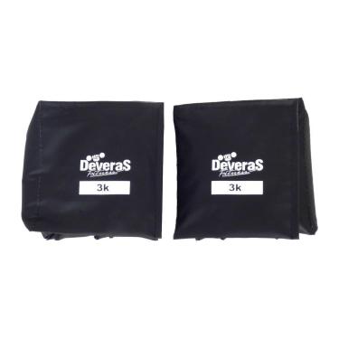 Imagem de Par de Caneleiras de Peso de 3 kg cada Peso Para Perna-Unissex