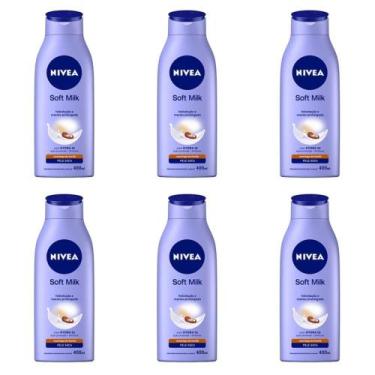 Imagem de Nivea Body Soft Milk Loção Hidratante 400ml (Kit C/06)