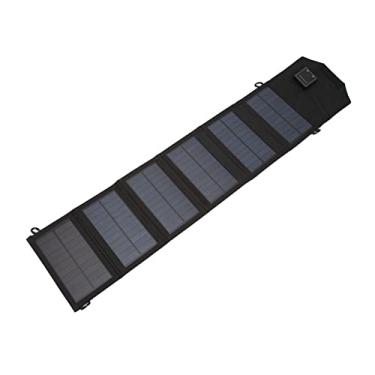 Imagem de Carregador de painel solar, carregador dobrável duplo USB de 12 W, economia de espaço, para telefone e GPS