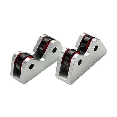 Imagem de oshhni Detector de retidão de rolo de clube de sinuca, 2 peças, verificador de retidão de bilhar, verificação durável, mantém a detecção para casa, bar, Prata