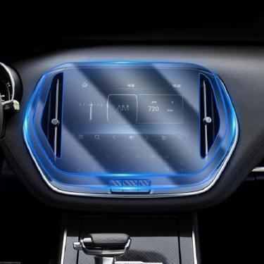 Imagem de LAVIYE Carro Anti riscos e prevenção de poeira Adesivos interiores TPU, para Jetour X70 2020-2022 Protetor de tela de navegação Capa de filme de computador