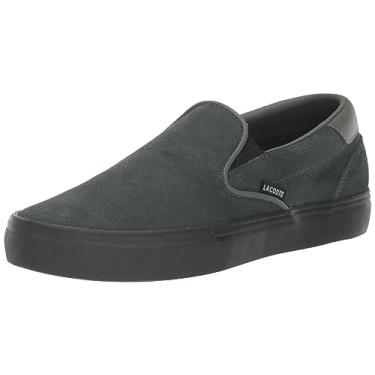 Imagem de Lacoste Tênis masculino Jump Serve, verde escuro/preto, 42