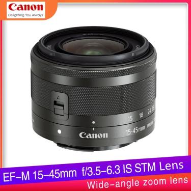 Imagem de Canon-EF-M 15-45mm lente para câmera  é STM  M1  M2  M3  M5  M6  M10  M50  M100  15-45mm