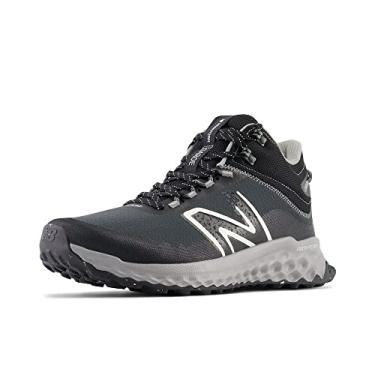 Imagem de New Balance Tênis de corrida masculino Fresh Foam Garoe Mid V1 Trail, Blacktop/cinza sombra/sal marinho, 38